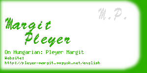 margit pleyer business card